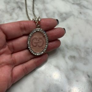 Upcycled GG necklace